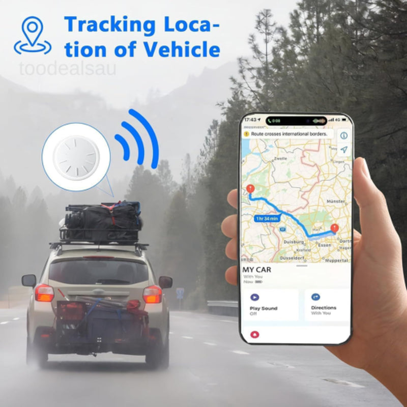 GPS Tracker for Vehicles,1Pcs Car Tracking Device,Mini Hidden HMTAG