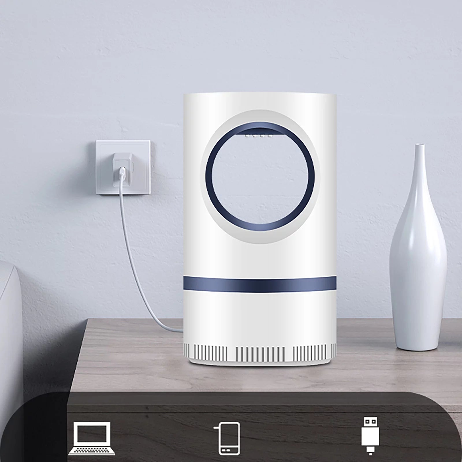 Mosquito Killer Lamp Electric Mosquito Zapper Mosquito Trap with Lights Insect Killer Indoor & Outdoor,Mosquito Exterminator for Fly Control,Suction Fan