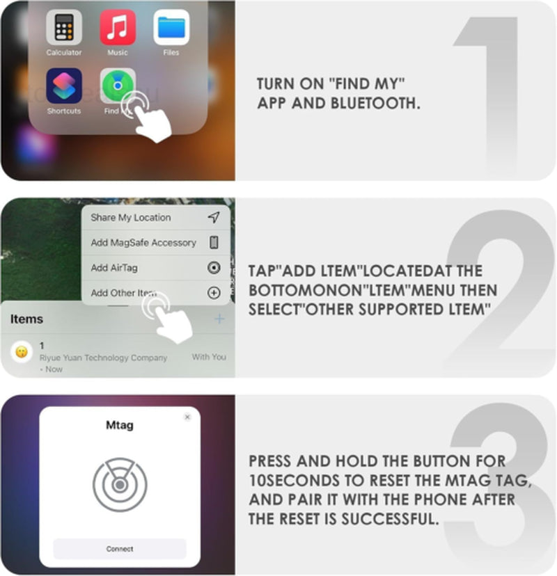 GPS Tracker for Vehicles,1Pcs Car Tracking Device,Mini Hidden HMTAG