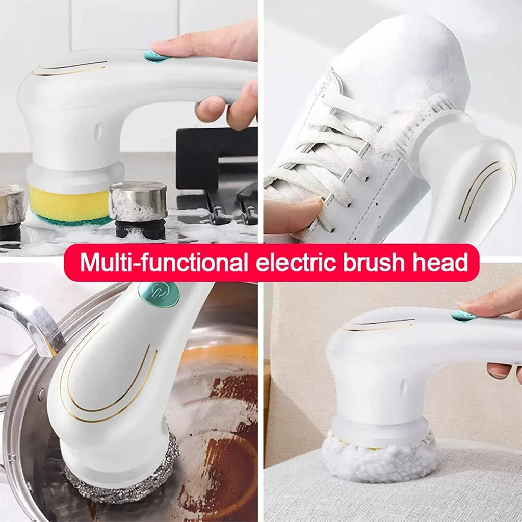 Electric Spin Scrubber Cordless Electric Cleaning Brush Handheld Shower Scrubber for Bathroom, Kitchen, Wall, Tile, Tub