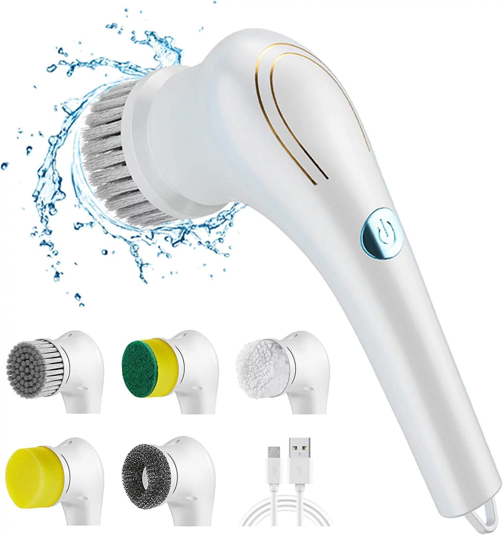 Electric Spin Scrubber Cordless Electric Cleaning Brush Handheld Shower Scrubber for Bathroom, Kitchen, Wall, Tile, Tub