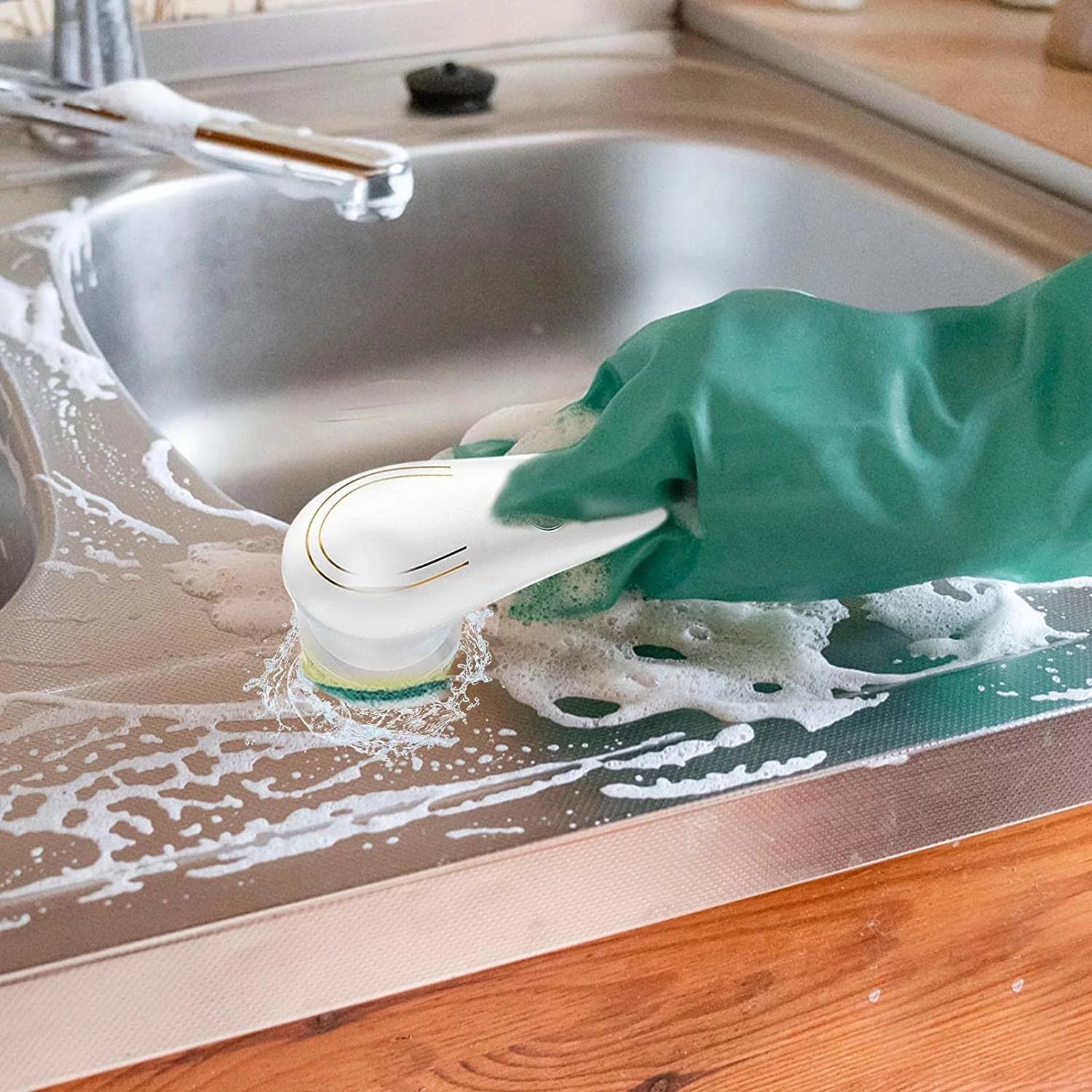 Electric Spin Scrubber Cordless Electric Cleaning Brush Handheld Shower Scrubber for Bathroom, Kitchen, Wall, Tile, Tub